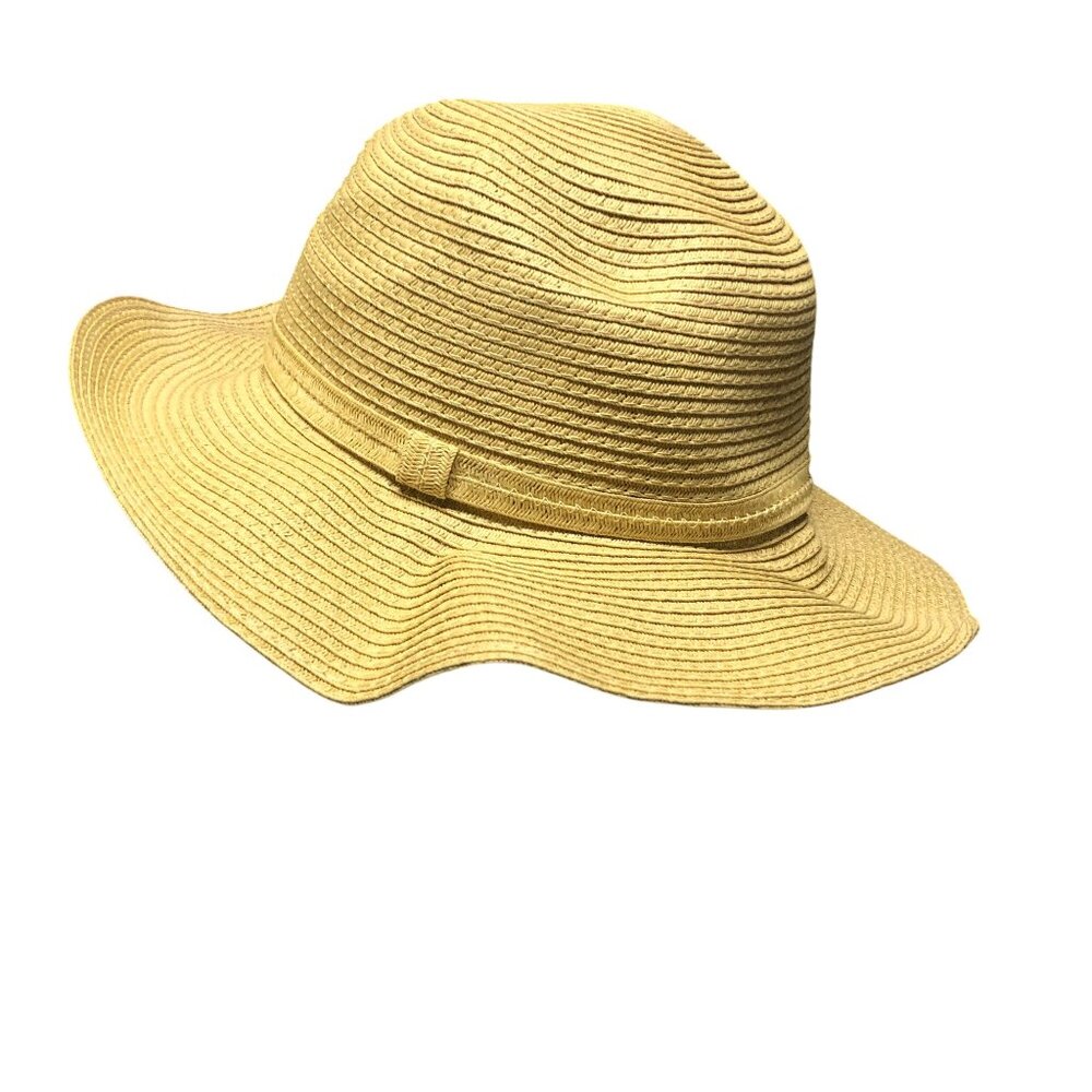 J.Crew Factory Packable Straw Hat Beige M-L - Picture 3 of 7